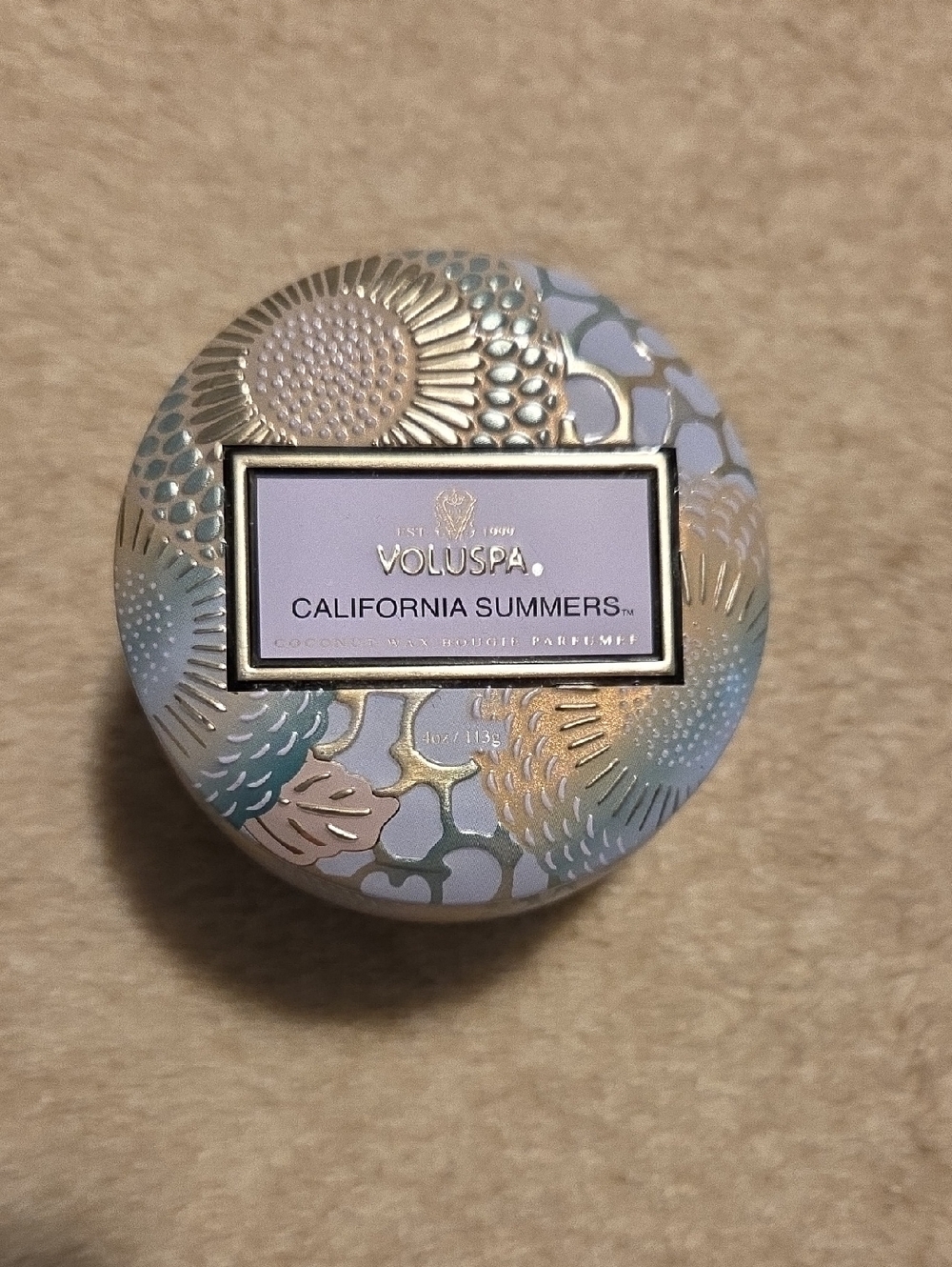 Voluspa California Summers Small Tin Candle